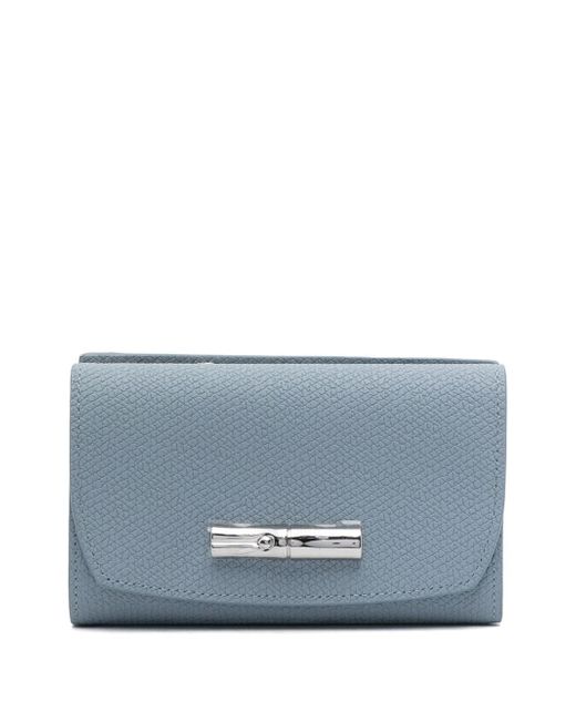 Longchamp Roseau leather tri-fold purse