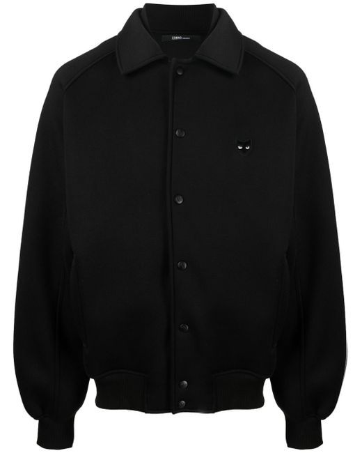 Zzero By Songzio collar-detail varsity jacket