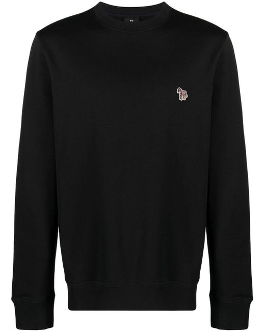 PS Paul Smith zebra-logo organic cotton sweatshirt