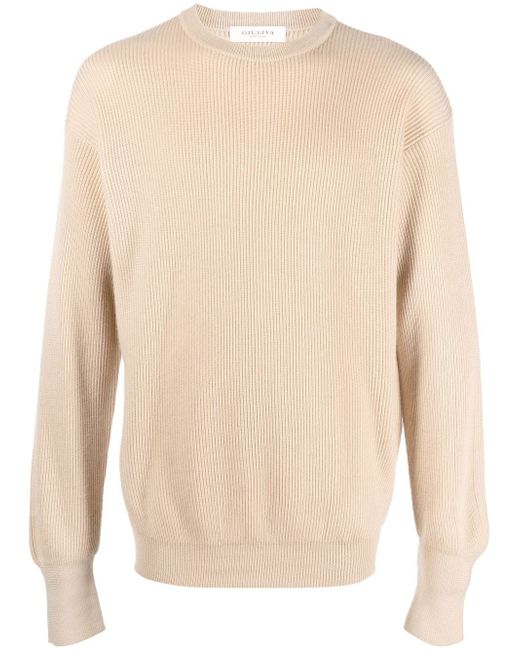 Giuliva Heritage cashmere ribbed-knit jumper