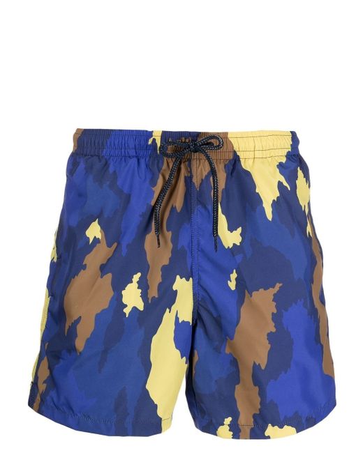 Drumohr abstract-print swim shorts