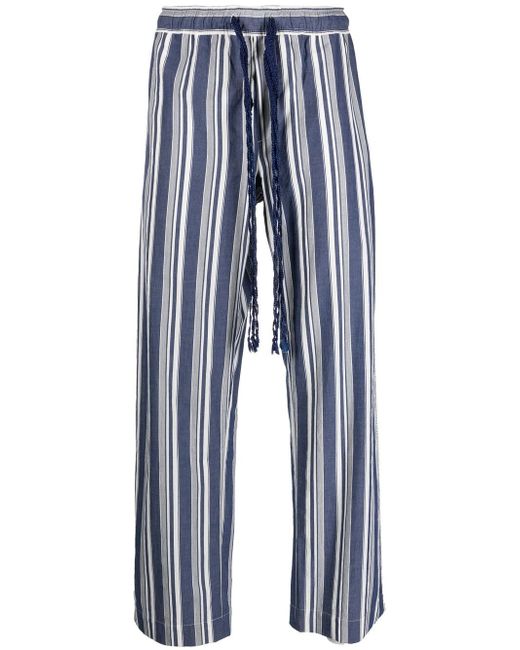 Wales Bonner Soul striped pyjama trousers