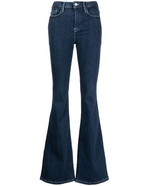 Frame flared organic cotton jeans