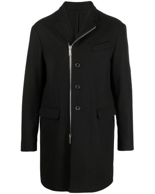 Dsquared2 single-breasted zipped coat