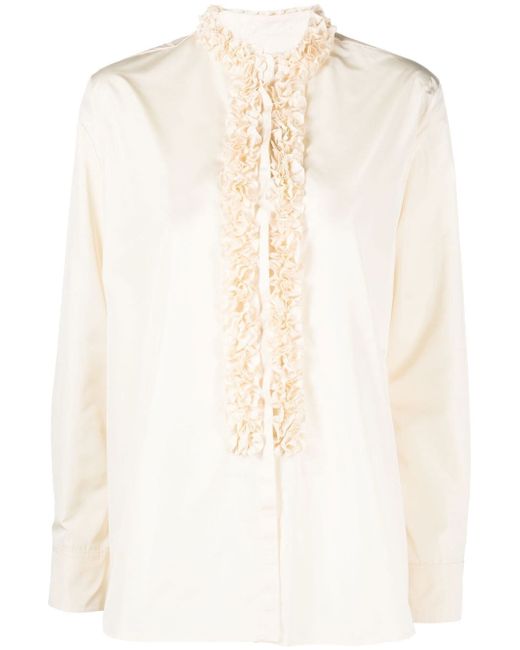 Jil Sander ruffle-trim blouse