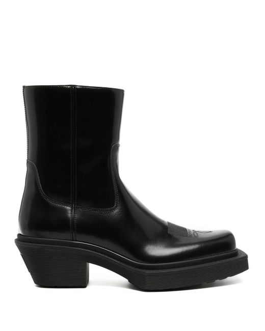 Vetements polished-finish ankle boots