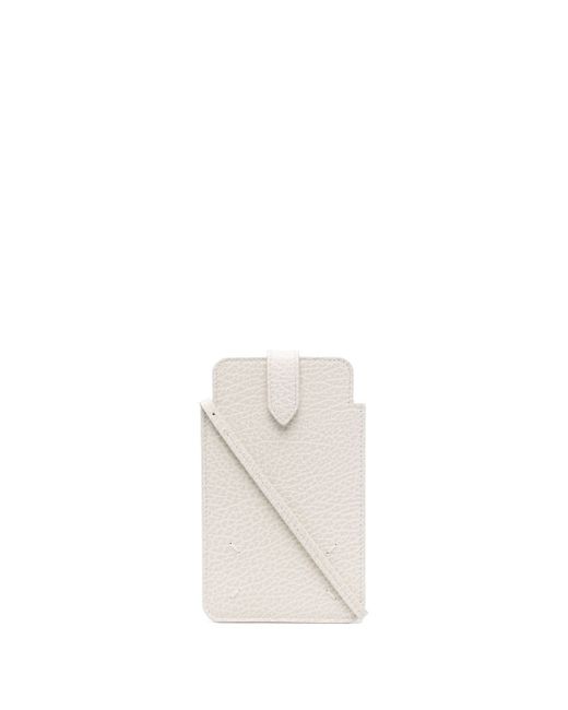 Maison Margiela four-stitch leather phone pouch