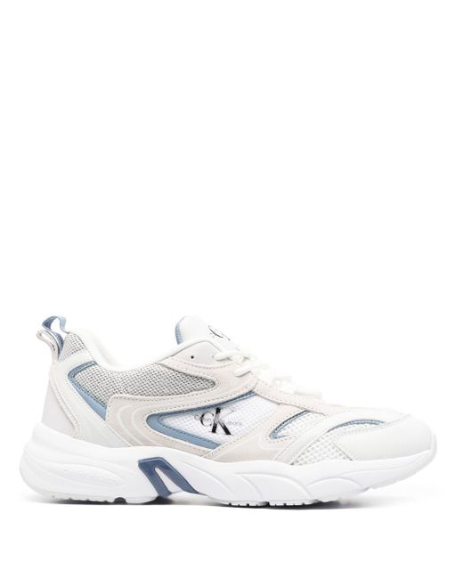 Calvin Klein Jeans logo-patch panelled sneakers