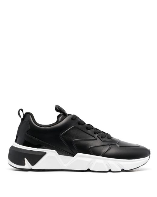 Calvin Klein panelled leather low-top sneakers