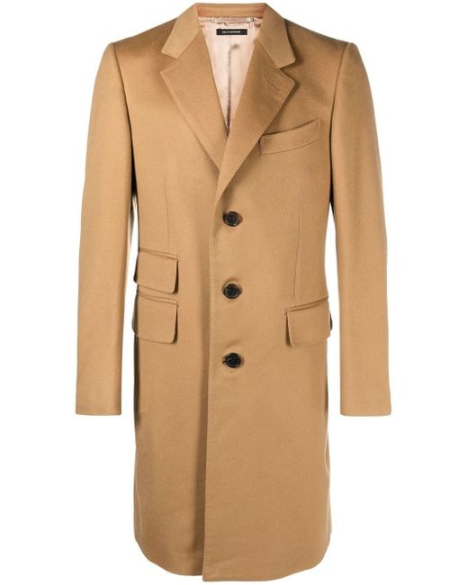 Tom Ford single-breasted cashmere coat