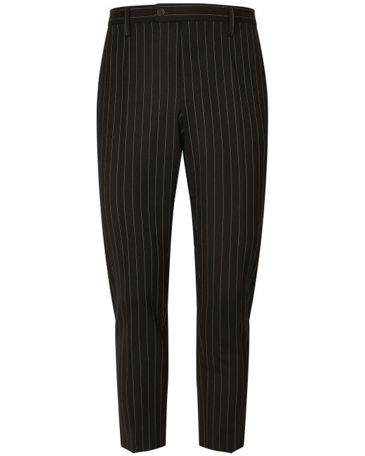Dolce & Gabbana wool pinstripe skinny trousers