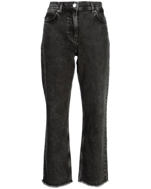 Iro fringed-edge cropped jeans