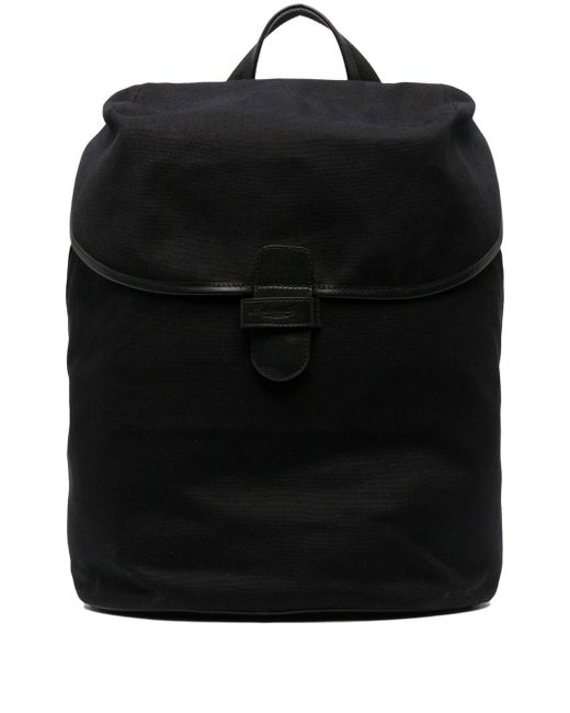 Leathersmith of London leather trim backpack
