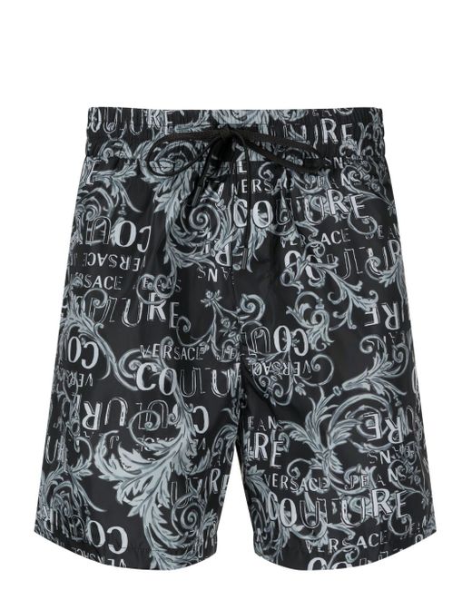 Versace Jeans Couture baroque-print shorts
