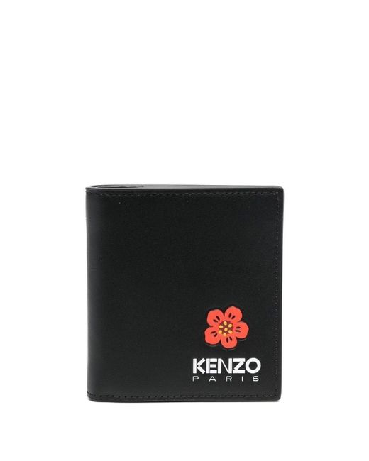 Kenzo floral logo-print bi-fold wallet