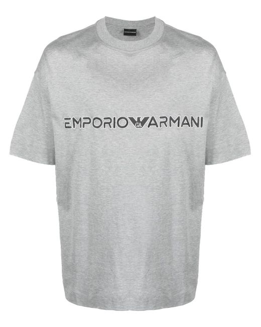 Emporio Armani logo-print crew-neck T-shirt