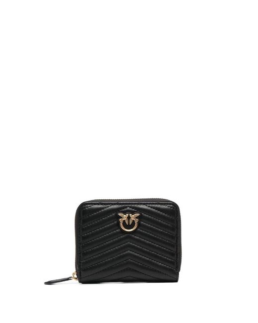 Pinko quilted leather wallet