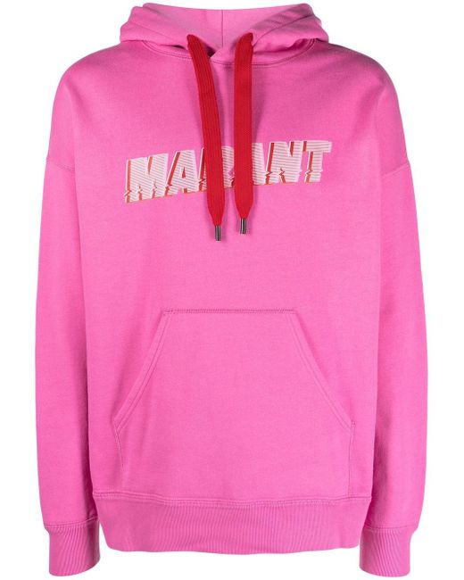 Isabel Marant logo-print drawstring hoodie