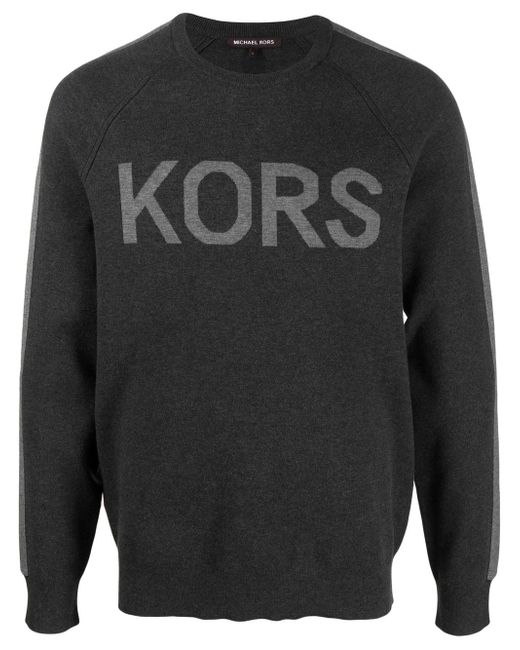 Michael Kors logo-print crew neck sweatshirt