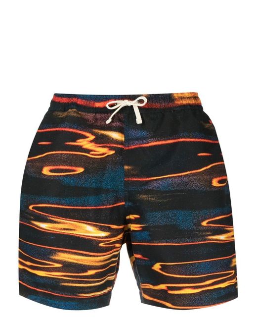 Blue Sky Inn abstract-print swim shorts