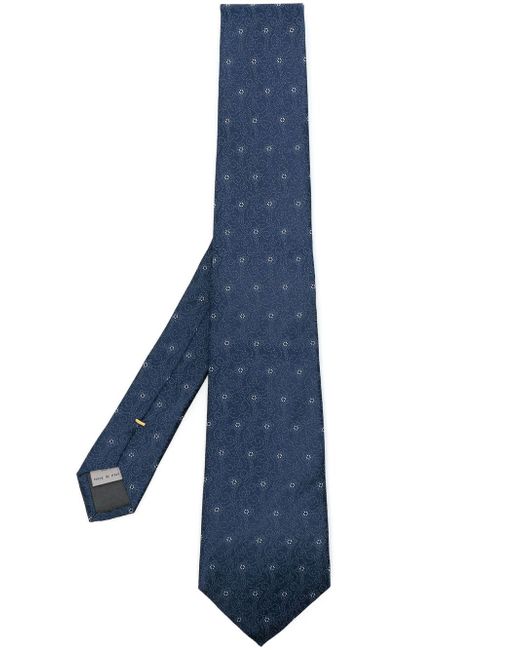 Canali all-over floral-print tie