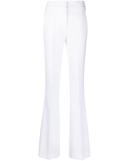 Genny high-waisted flared trousers