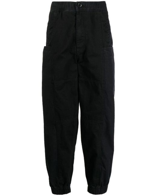 Five Cm straight-leg elasticated trousers