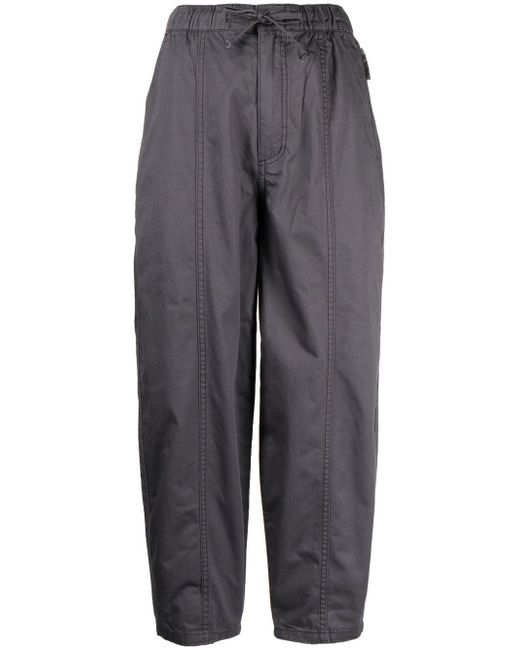Izzue tapered-leg cropped trousers