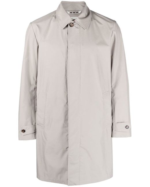 Kired single-breasted trench coat