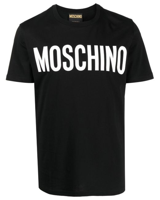 Moschino logo print cotton T-shirt