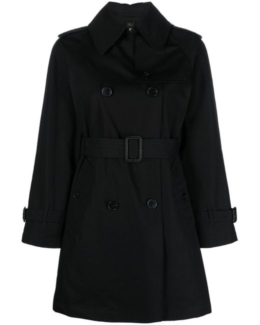 Mackintosh Muie short belted trench coat