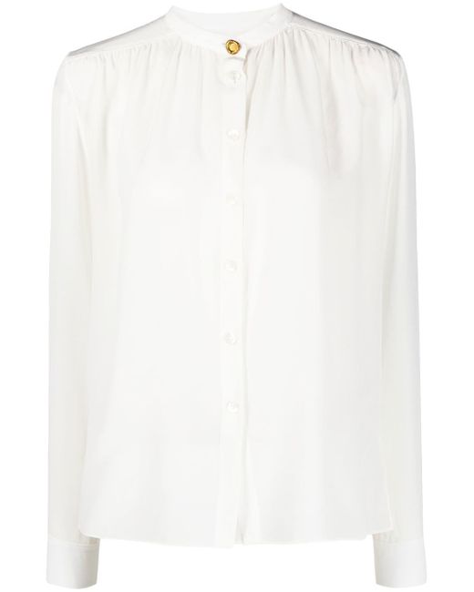 Marni long-sleeved silk shirt