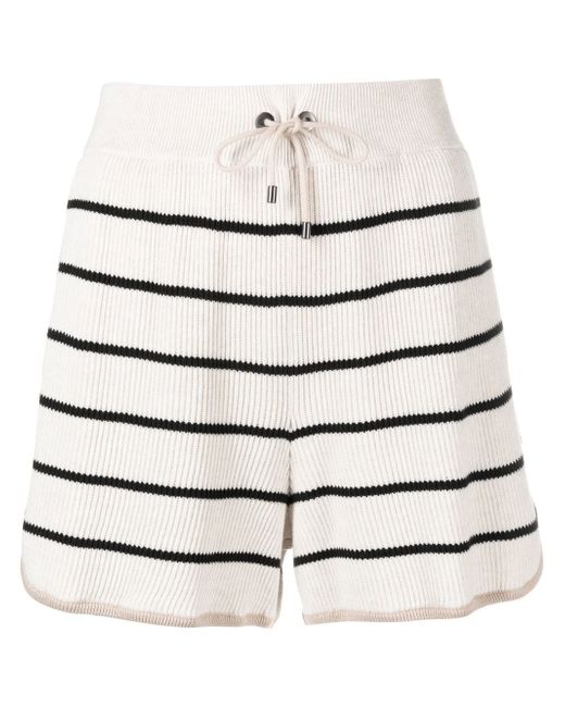 Brunello Cucinelli striped cotton bermuda shorts