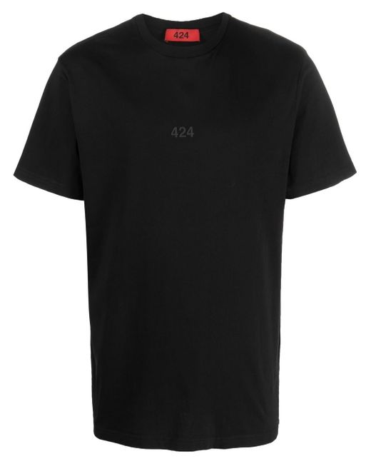 424 raised logo-detail cotton T-shirt
