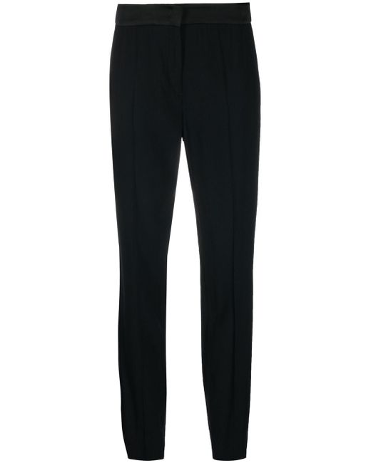 Emporio Armani high-waisted slim-cut trousers