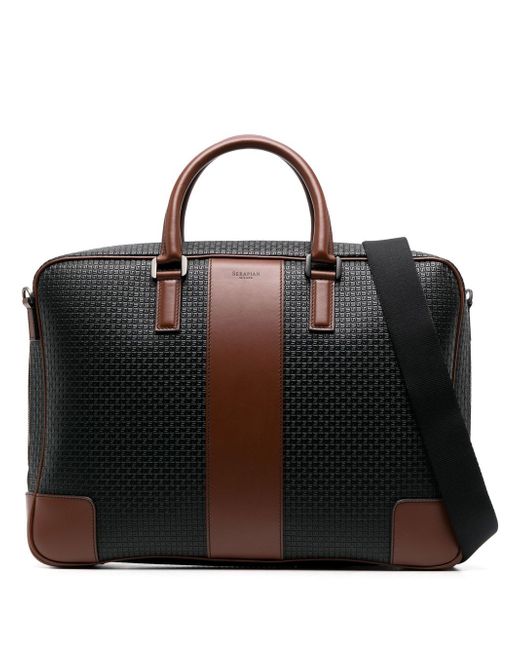 Serapian Stepan leather briefcase