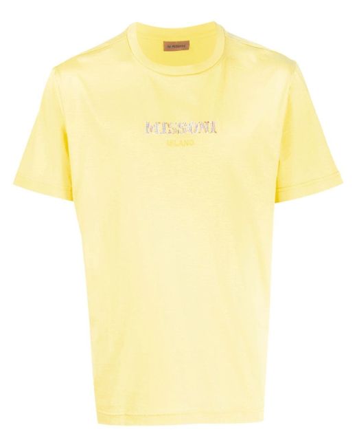 Missoni logo-print detail T-shirt