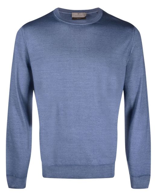 Canali wool-silk blend sweatshirt