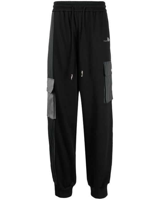Feng Chen Wang cargo panelled trousers