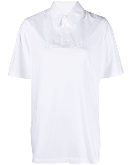 Mm6 Maison Margiela short-sleeved cotton shirt