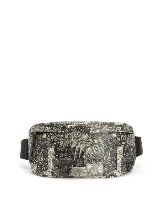 Giuseppe Zanotti Design paisley-print logo belt bag