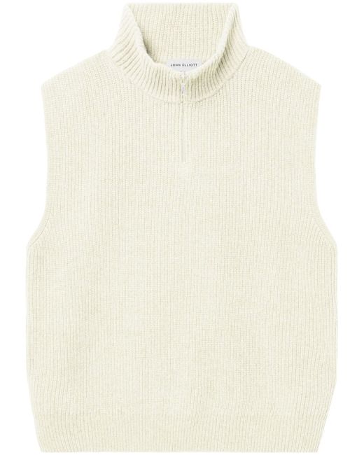 John Elliott Dakota half-zip sweater vest
