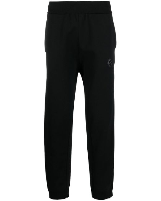 A-Cold-Wall logo-patch fleece track pants