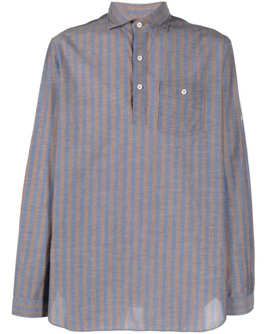 Lardini striped cotton shirt