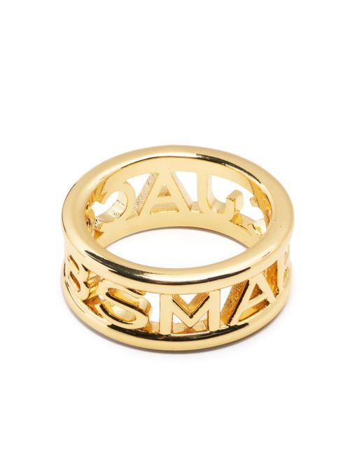 Marc Jacobs embossed monogram logo ring