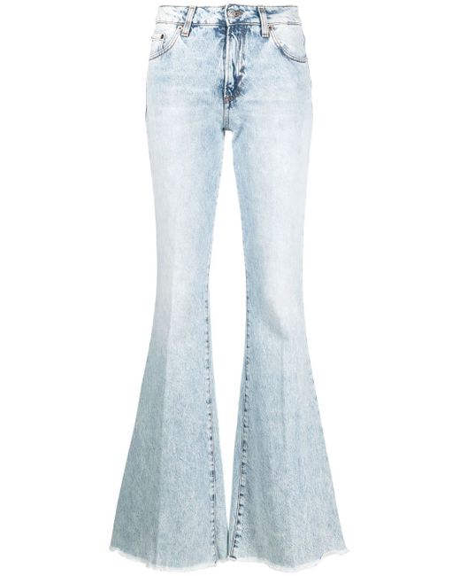 Haikure low-rise flared jeans