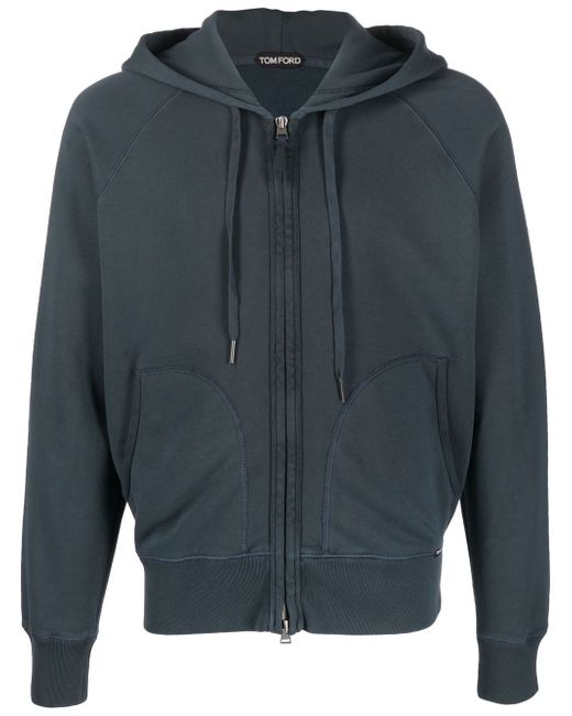 Tom Ford slouchy zipped cotton hoodie