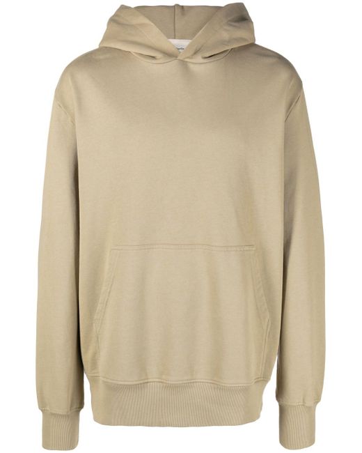 There Was One logo-print cotton hoodie