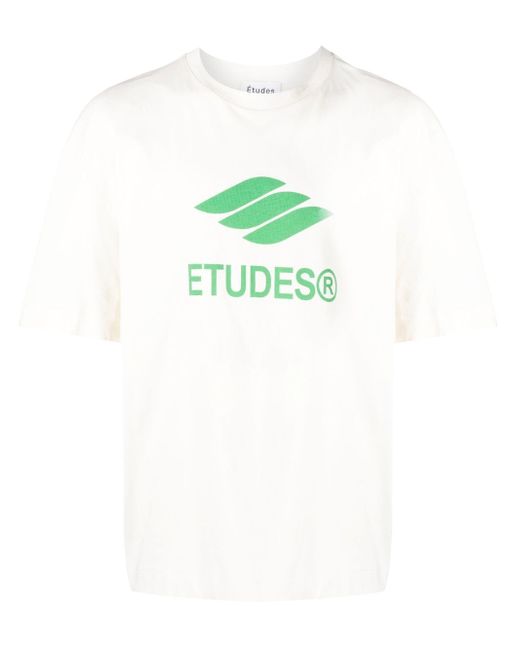 Etudes logo-print organic cotton T-shirt