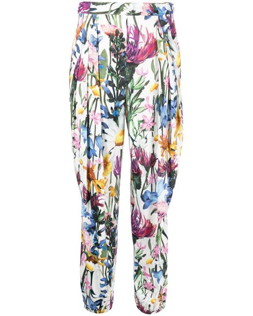 Stella McCartney floral-print tappered trousers